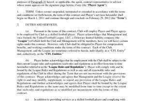 Soccer Player Contract Template Show Me the Money Nfl Contracts 101 Football Garbage Time