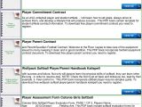 Soccer Player Contract Template Travel softball Player Contract Pdf