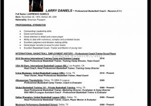 Soccer Player Resume Sample soccer Player Resume Example Resume Ideas