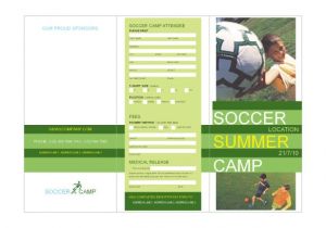 Soccer Team Brochure Template soccer Sports Camp Print Template Pack From Serif Com