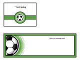 Soccer Thank You Card Template Blank and General Office Com