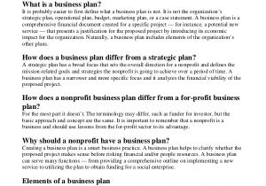 Social Enterprise Business Plan Template 19 Business Plan Outline Samples Sample Templates