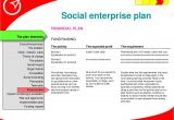 Social Enterprise Business Plan Template social Enterprise Plan Financial Plan