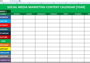 Social Media Calendar Template 2017 Hoofdstuk 8 Voorbeelden Van Contentkalender Hcs