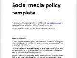 Social Media Guidelines Template It Jobs Houston social Media Policy Examples