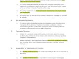 Social Media Guidelines Template social Media Policy Template 8 Free Word Pdf Document