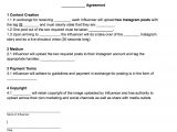 Social Media Influencer Contract Template Influencer Template Agreement Phlanx