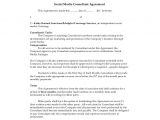 Social Media Management Contract Template 24 Consultant Agreement Templates Word Docs Free