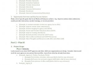 Social Media Management Proposal Template social Media Plan Template 2012 Handout My Copy