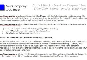 Social Media Marketing Proposal Template Free social Media Proposal Best Templates to Win Clients