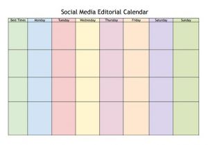 Social Media Planning Calendar Template 8 Sample social Media Calendar Templates to Download
