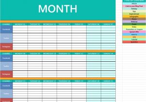 Social Media Planning Calendar Template social Media Calendar Template Shatterlion Info