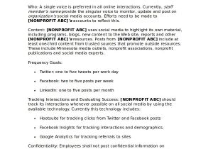 Social Media Policy Template for Schools social Media Policy Template for Schools Image Collections