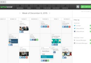 Social Media Publishing Calendar Template Introducing the All New Publishing Calendar In Sprout