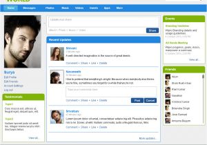 Social Networking Sites Templates PHP Websites by Bhanu Shankar at Coroflot Com