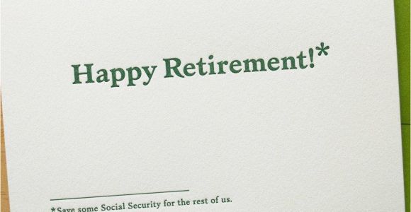 Social Security Blank Card Image Happy Retirement Card