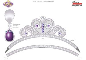 Sofia the First Crown Template 76 Best Images About Tema Princesa sofia On Pinterest