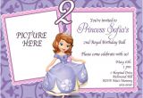 Sofia the First Free Invitation Templates Princess sofia Birthday Invitations Ideas Bagvania Free