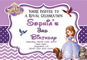Sofia the First Free Invitation Templates sofia Clipart Invitation Pencil and In Color sofia