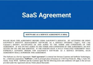 Software as A Service Contract Template Saas Agreement Termsfeed