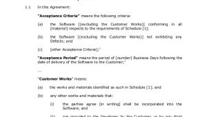 Software Developer Employment Contract Template Sample software Development Agreement 1