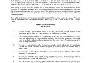 Software Development Terms and Conditions Template Great software Terms and Conditions Template Pictures