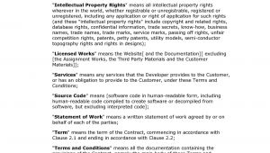 Software Development Terms and Conditions Template software Developer Contract Template Beautiful software