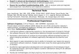 Software Engineer Resume Examples Midlevel software Engineer Sample Resume Monster Com