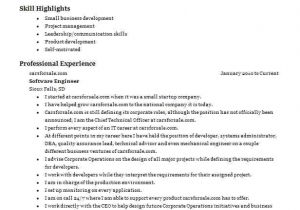 Software Engineer Resume Objective software Engineer Objectives Resume Objective Livecareer