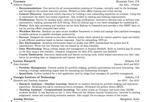 Software Engineer Resume Reddit 002 software Engineering Resume Template Latex 10