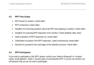 Software Request for Proposal Template Screen Shots Of the Hr and Payroll Rfi Rfp Template