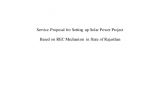 Solar Pv Maintenance Contract Template Epc Service Proposal for Setting Up solar Power Project