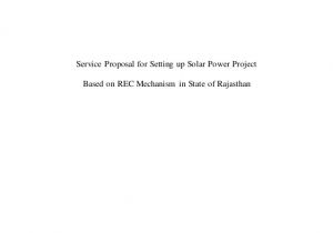 Solar Pv Maintenance Contract Template Epc Service Proposal for Setting Up solar Power Project