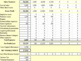 Sole Trader Business Plan Template Simple Accounting Spreadsheet for sole Trader
