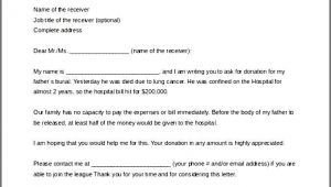 Solicitation Email Template Sample solicitation Letter for Donations for Death Word