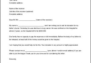 Solicitation Email Template Sample solicitation Letter for Donations for Death Word