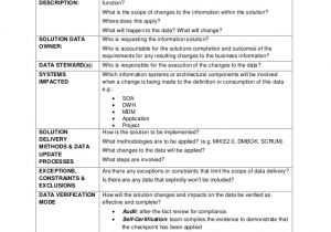 Solution Approach Document Template 02 Information solution Outline Template