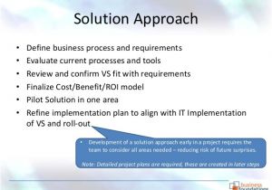 Solution Approach Document Template Project Initiation Document