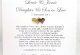 Son and Daughter In Law Anniversary Card Uk Business Wedding Card Verses for Daughter and son In Law