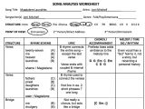 Song Structure Template songwriting Worksheets songchops