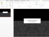 Sophisticated Powerpoint Templates Black Tie Powerpoint Template