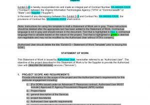 Sow Contract Template Statement Of Work Template Playbestonlinegames