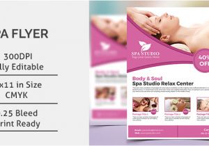 Spa Flyer Templates Free Download Spa Flyer Template