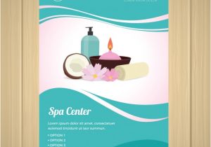 Spa Flyer Templates Free Download Spa Flyer Template with Flat Design Vector Free Download
