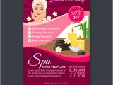 Spa Flyers Templates Free Spa Flyer Template In Flat Design Vector Free Download