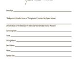 Special event Contract Template 15 event Contract Templates Sample Example format
