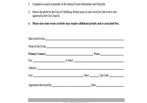 Special event Contract Template 8 event Agreement forms Free Sample Example format