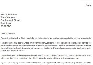 Speculative Job Email Template How to Write A Volunteer Letter for someone Planner
