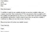 Speculative Job Email Template Speculative Cover Letter Example Learnist org