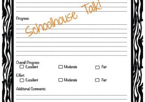 Speech therapy Progress Report Template Schoolhouse Talk February 2013